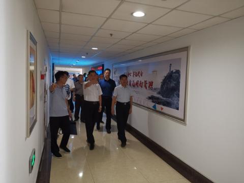 山东产权交易中心一行莅临公司 参观指导
